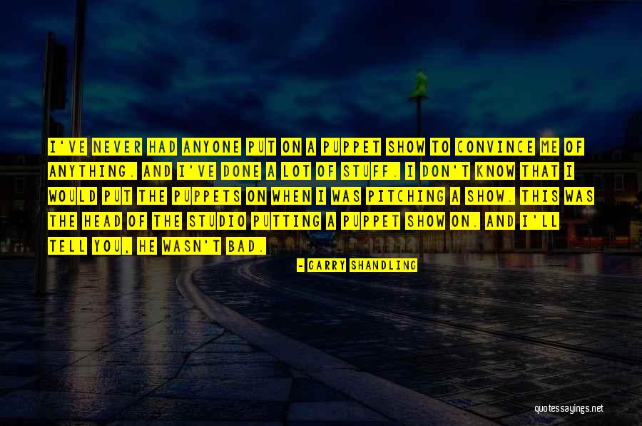 To Convince You Quotes By Garry Shandling To Convince You Quotes By Garry Shandling