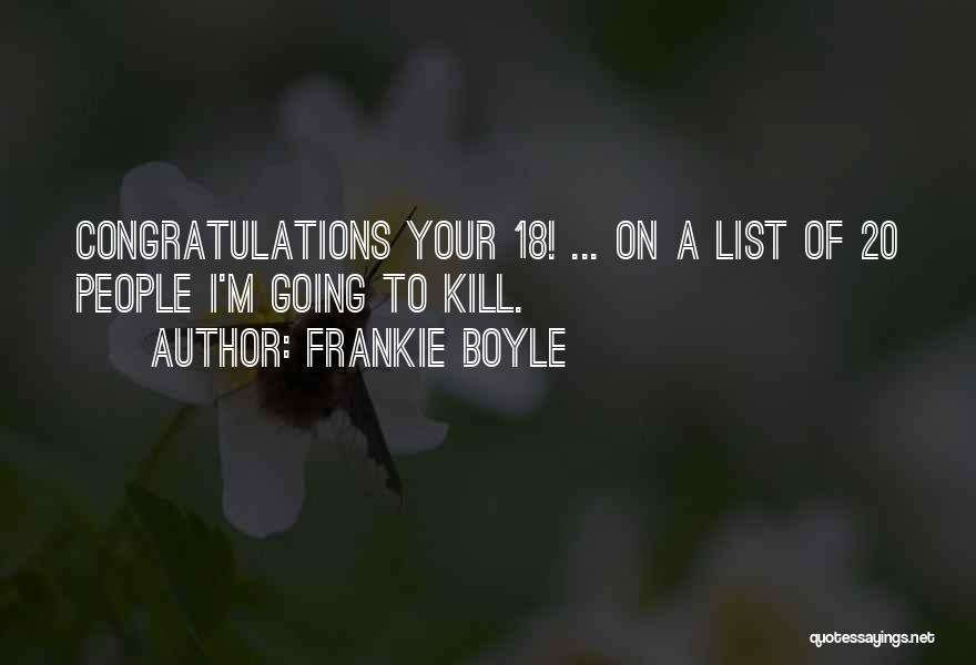 To Do List Funny Quotes By Frankie Boyle