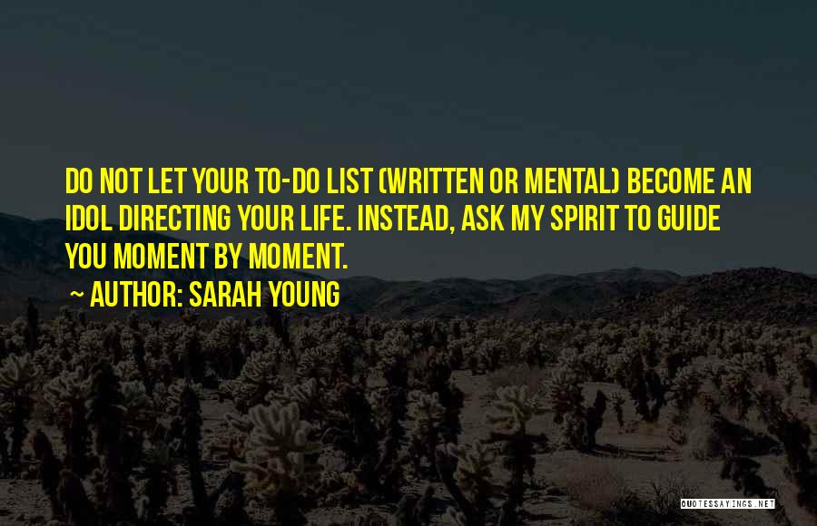 To Do List Quotes By Sarah Young