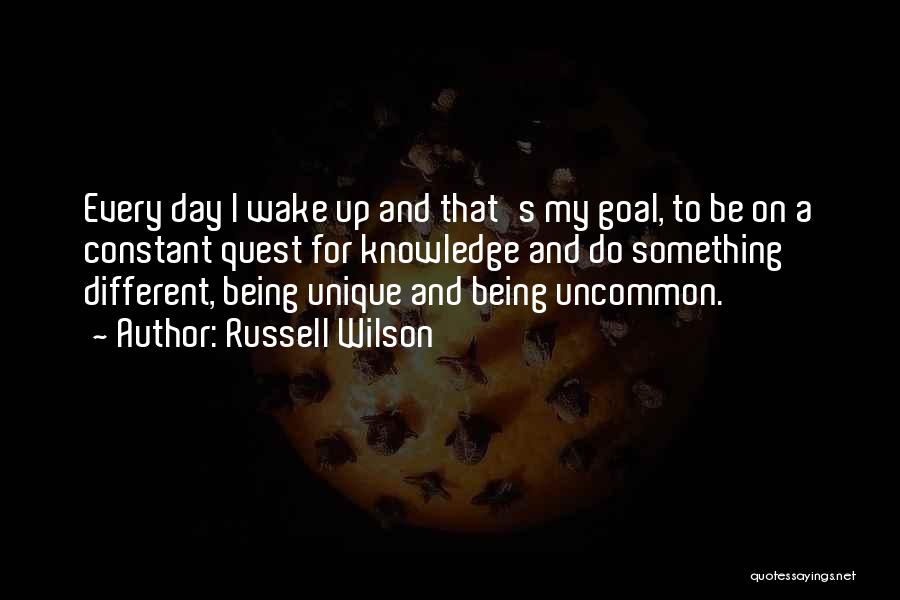 To Do Something Different Quotes By Russell Wilson