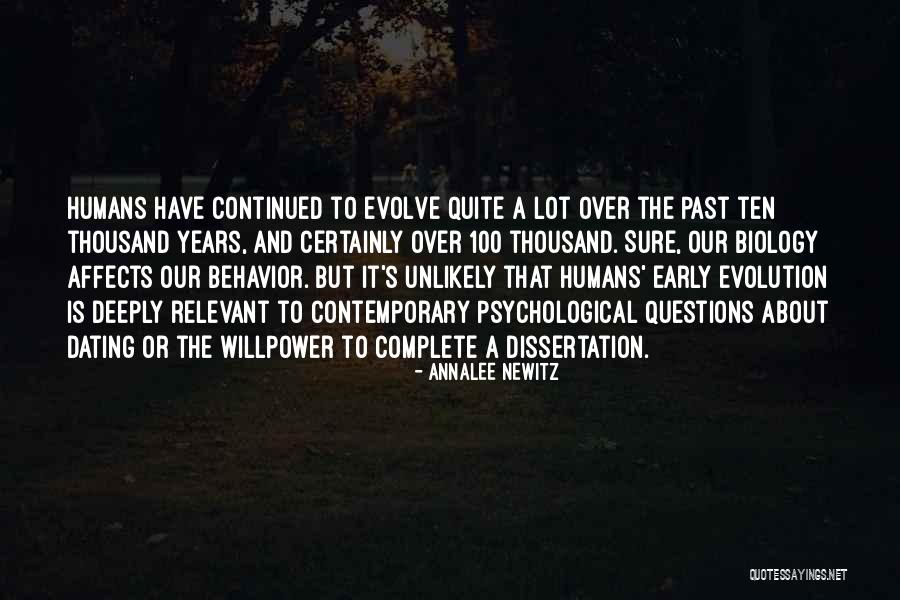 To Evolve Quotes By Annalee Newitz
