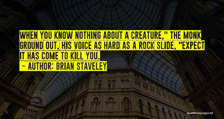 To Expect Nothing Quotes By Brian Staveley