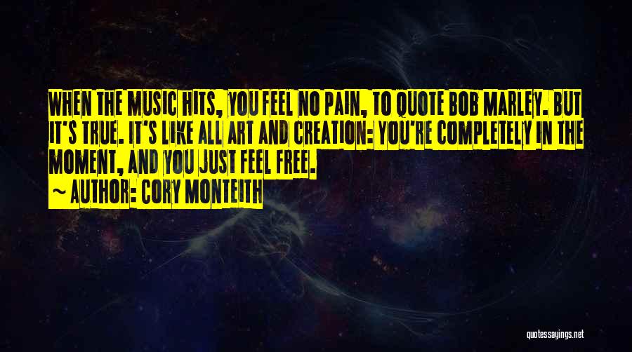 To Feel Pain Quotes By Cory Monteith