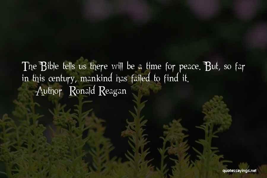 To Find Peace Quotes By Ronald Reagan