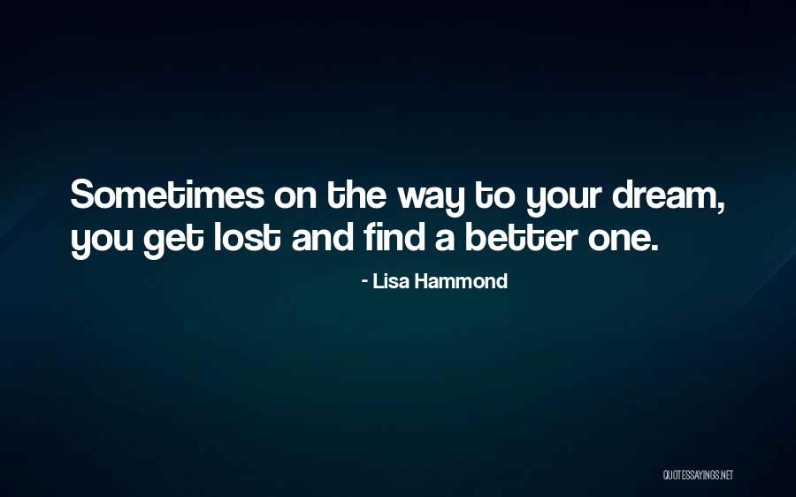 To Get Lost Quotes By Lisa Hammond