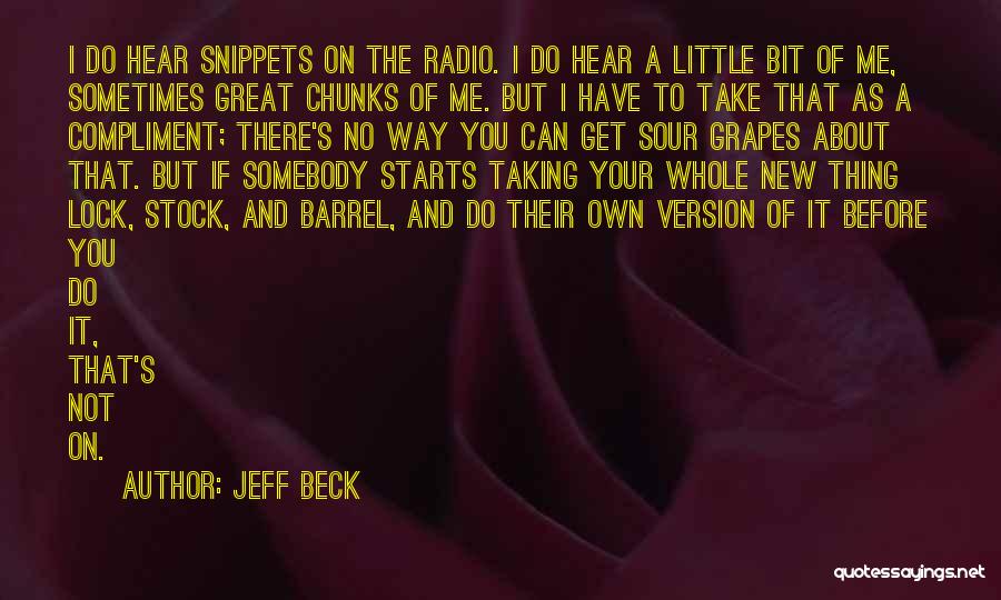 To Get Stock Quotes By Jeff Beck
