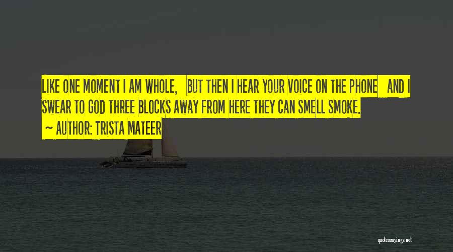 To Hear Your Voice Quotes By Trista Mateer