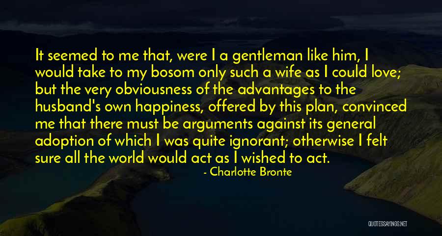 To Husband Love Quotes By Charlotte Bronte