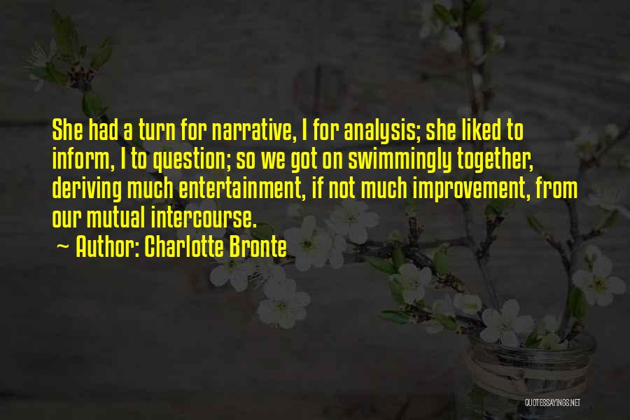 To Inform Quotes By Charlotte Bronte