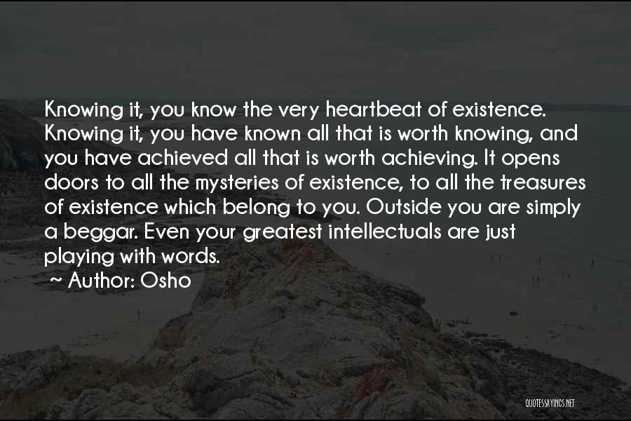 To Know Your Worth Quotes By Osho