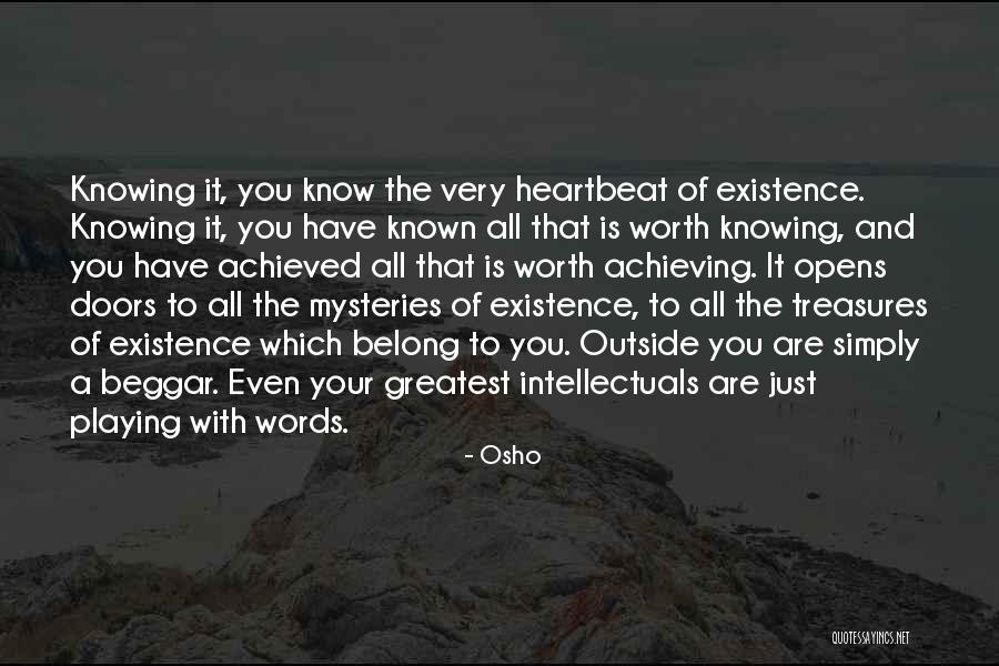 To Know Your Worth Quotes By Osho