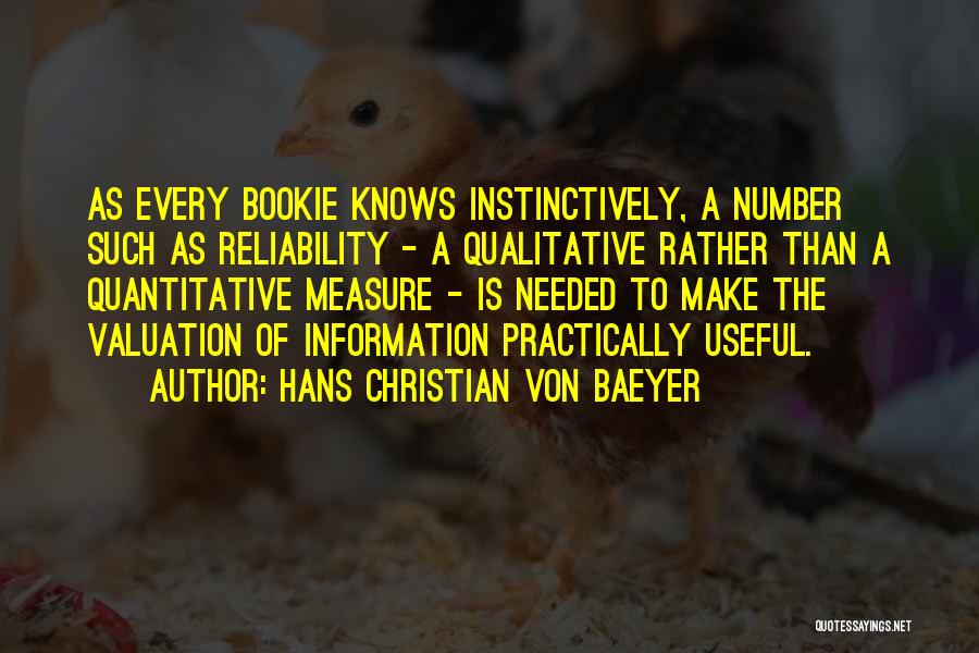 To Measure Quotes By Hans Christian Von Baeyer