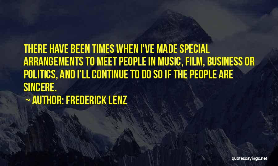 To Meet Someone Special Quotes By Frederick Lenz