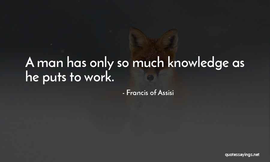 To Much Knowledge Quotes By Francis Of Assisi To Much Knowledge Quotes By Francis Of Assisi
