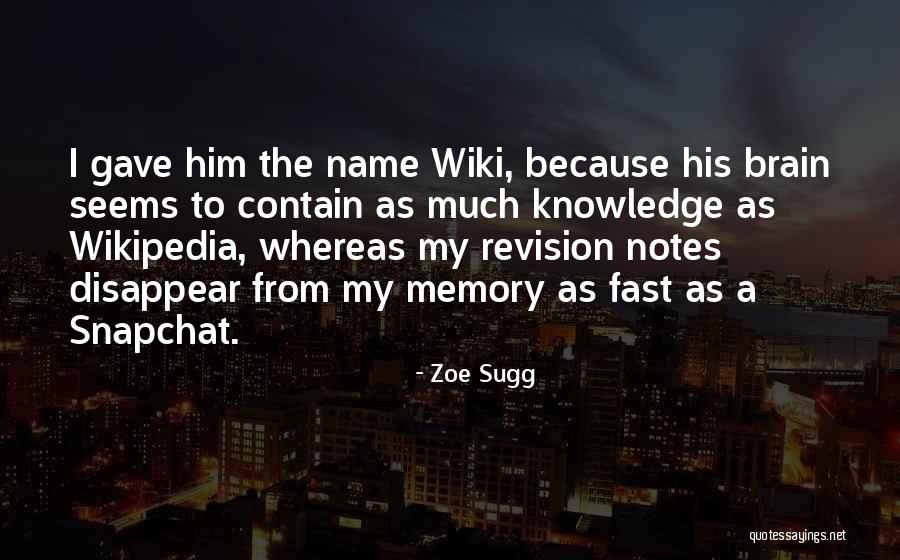 To Much Knowledge Quotes By Zoe Sugg To Much Knowledge Quotes By Zoe Sugg