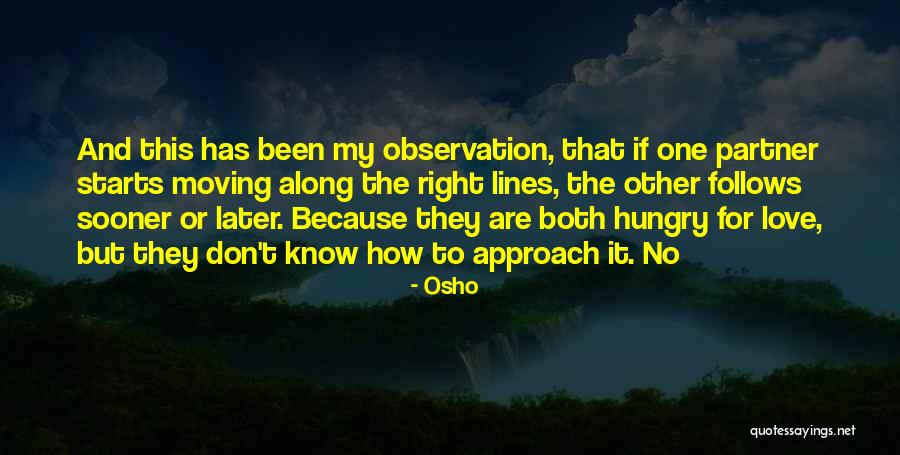 To My Partner Love Quotes By Osho