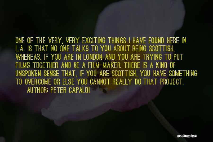 To Put Something In Quotes By Peter Capaldi