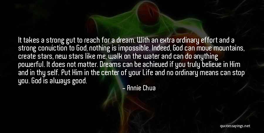 To Reach Your Dreams Quotes By Annie Chua To Reach Your Dreams Quotes By Annie Chua