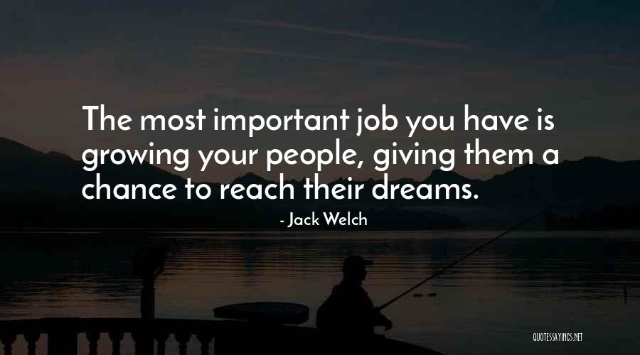To Reach Your Dreams Quotes By Jack Welch To Reach Your Dreams Quotes By Jack Welch