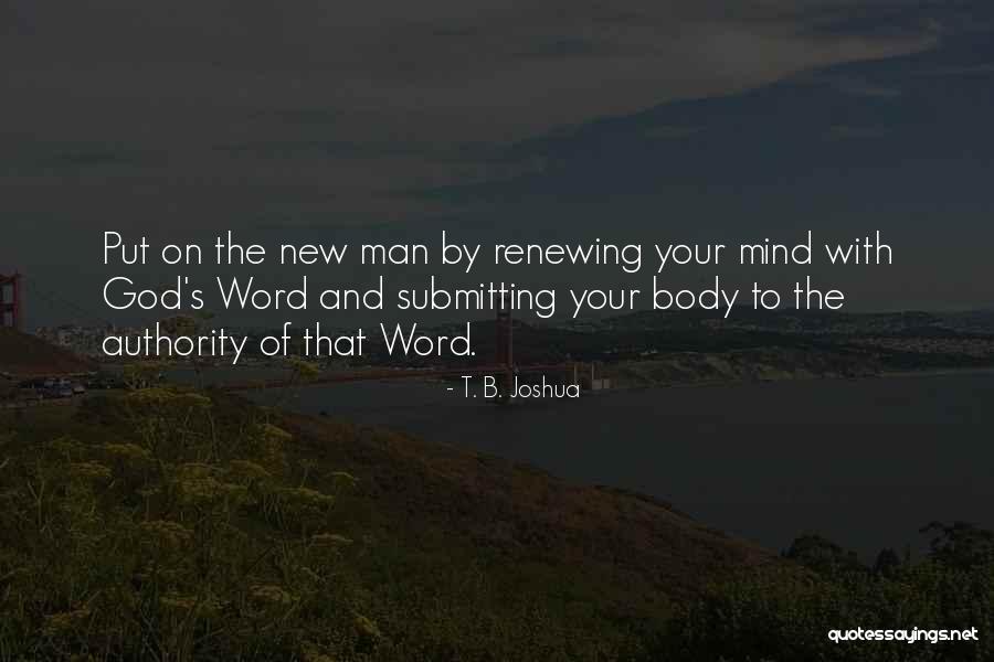 To Recognize Users Quotes By T. B. Joshua To Recognize Users Quotes By T. B. Joshua