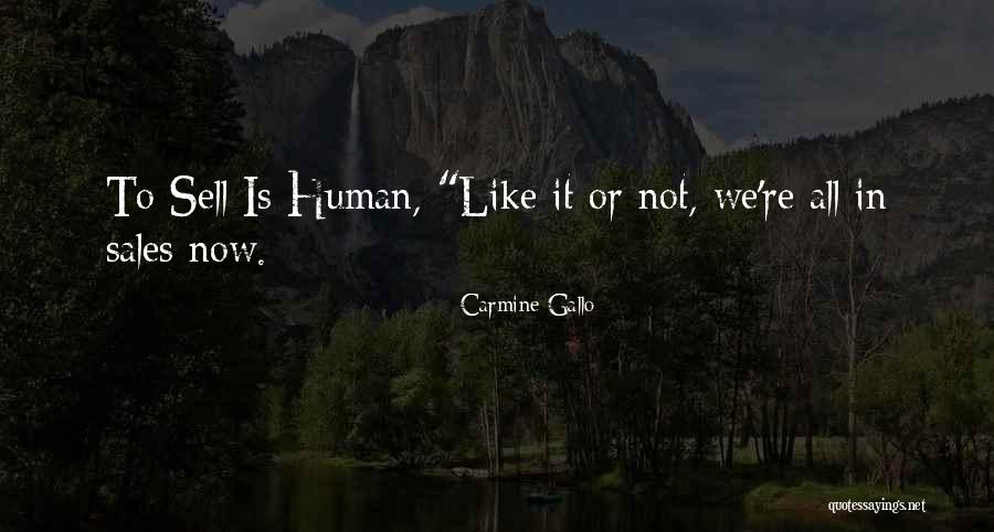 To Sell Is Human Quotes By Carmine Gallo To Sell Is Human Quotes By Carmine Gallo