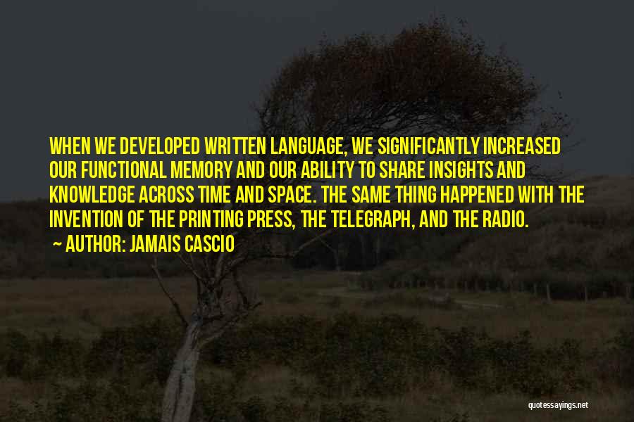 To Share Knowledge Quotes By Jamais Cascio