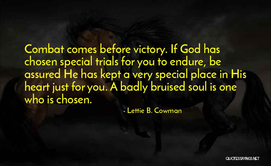 To Special One Quotes By Lettie B. Cowman