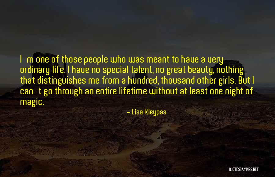 To Special One Quotes By Lisa Kleypas