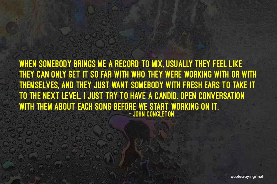 To Start Fresh Quotes By John Congleton