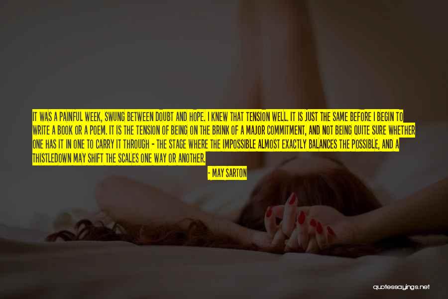 To The Brink Quotes By May Sarton To The Brink Quotes By May Sarton