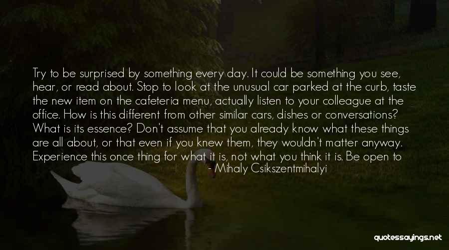 To Try Something New Quotes By Mihaly Csikszentmihalyi To Try Something New Quotes By Mihaly Csikszentmihalyi