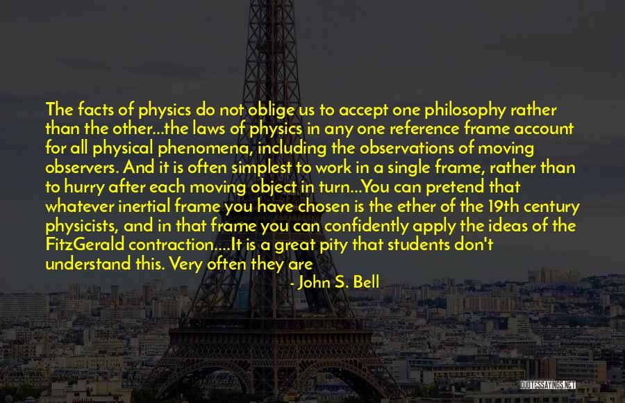 To Understand Each Other Quotes By John S. Bell To Understand Each Other Quotes By John S. Bell
