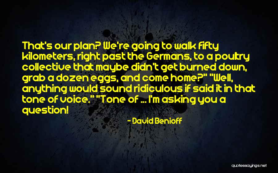 To Walk Quotes By David Benioff To Walk Quotes By David Benioff