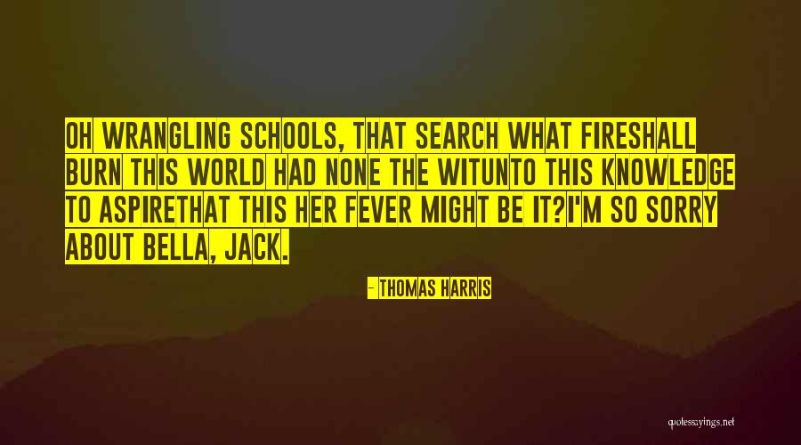 To Wit Quotes By Thomas Harris To Wit Quotes By Thomas Harris