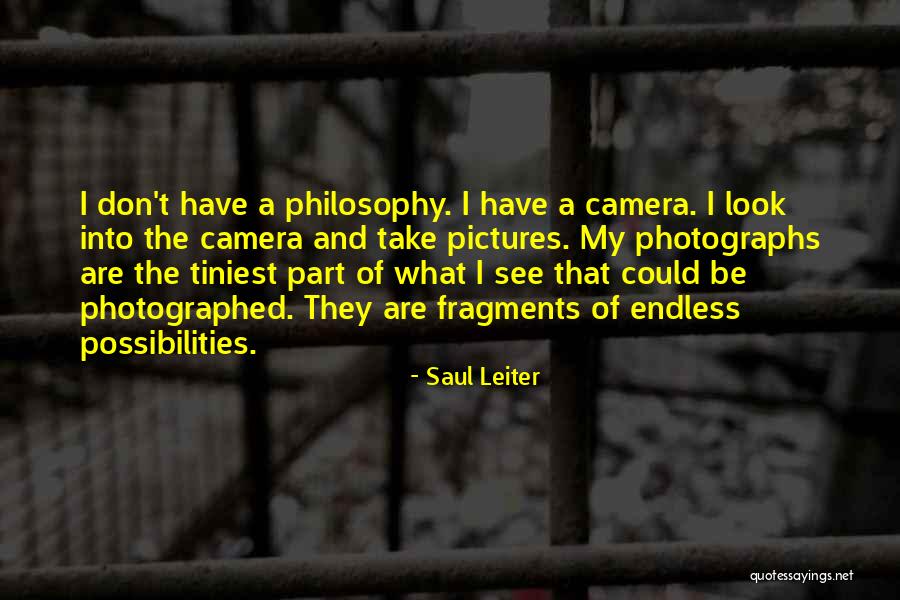 Toadsticker Quotes By Saul Leiter Toadsticker Quotes By Saul Leiter