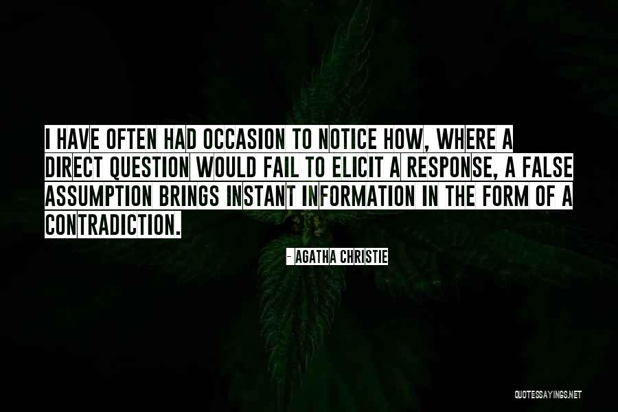 Toadyish Response Quotes By Agatha Christie