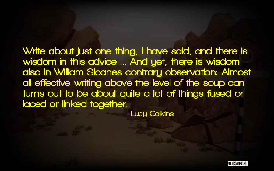 Toana I Quotes By Lucy Calkins Toana I Quotes By Lucy Calkins