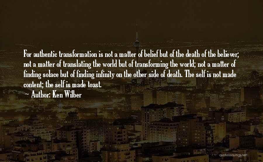 Toast Quotes By Ken Wilber