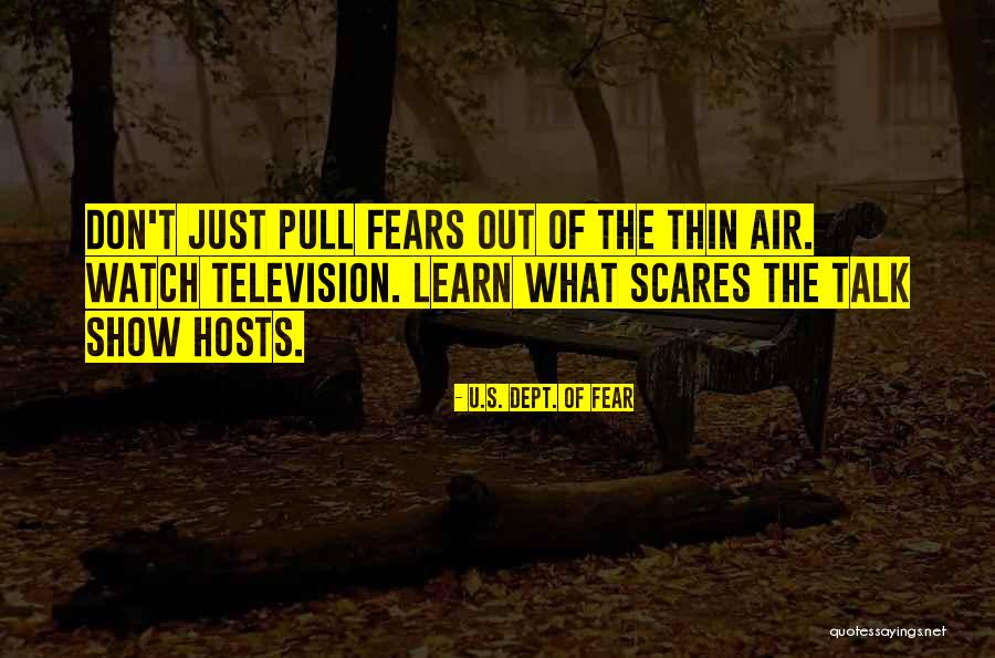 Toaster Bath Quotes By U.S. Dept. Of Fear Toaster Bath Quotes By U.S. Dept. Of Fear