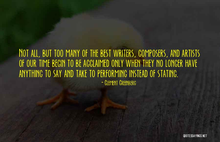 Tobie Levingston Quotes By Clement Greenberg Tobie Levingston Quotes By Clement Greenberg