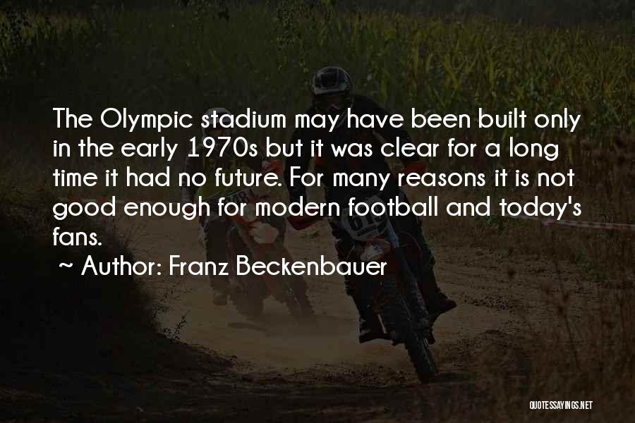 Today All Football Quotes By Franz Beckenbauer