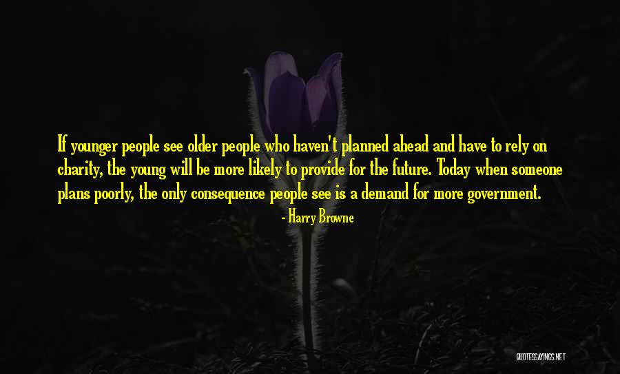 Today And The Future Quotes By Harry Browne