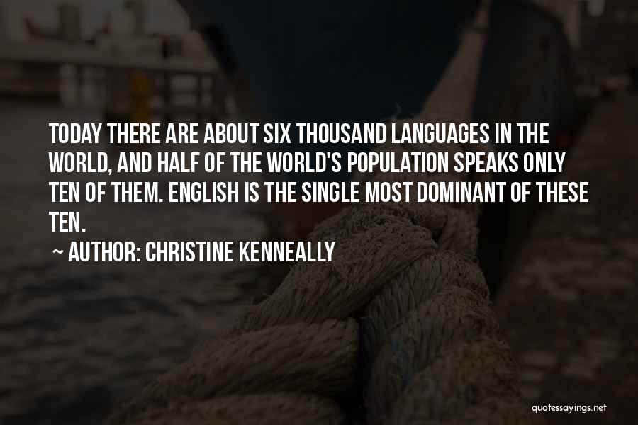 Today English Quotes By Christine Kenneally