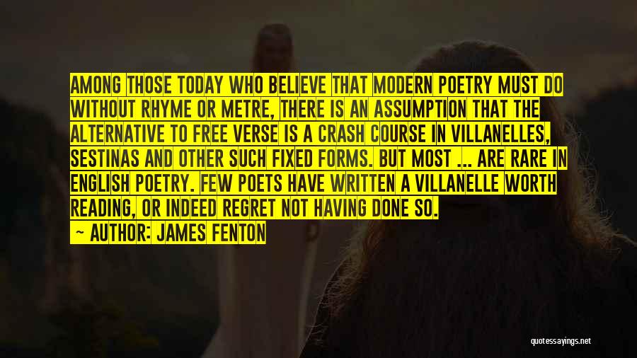 Today English Quotes By James Fenton
