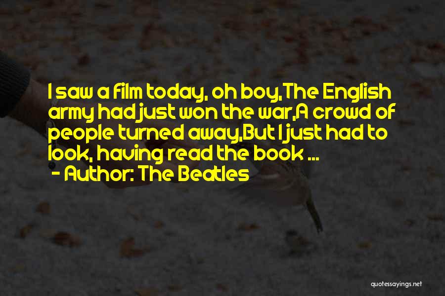 Today English Quotes By The Beatles