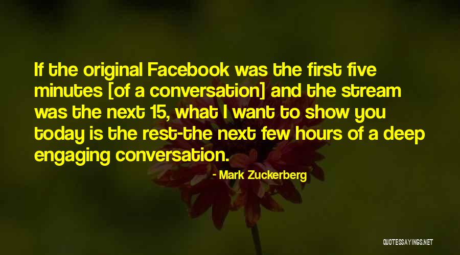 Today Facebook Quotes By Mark Zuckerberg