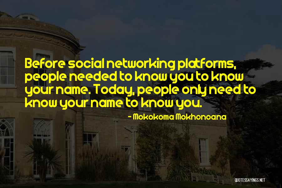 Today Facebook Quotes By Mokokoma Mokhonoana