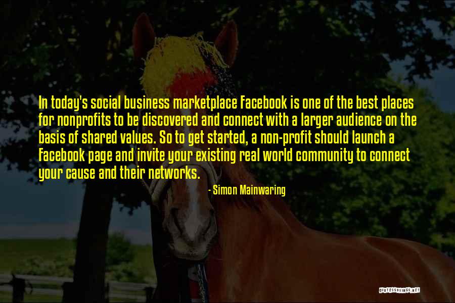 Today Facebook Quotes By Simon Mainwaring