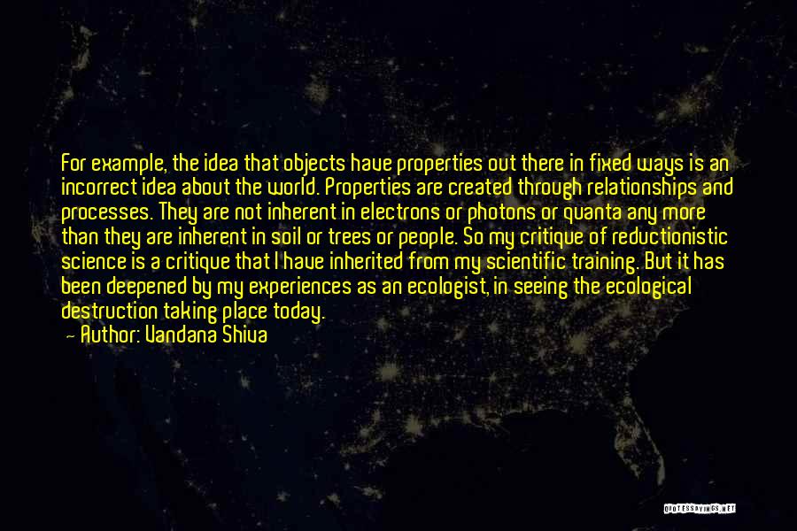 Today In Science Quotes By Vandana Shiva