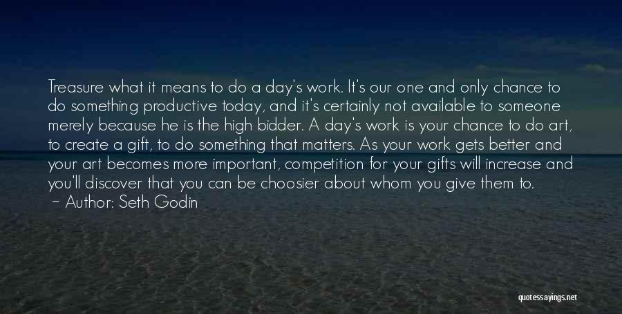 Today Matters Quotes By Seth Godin